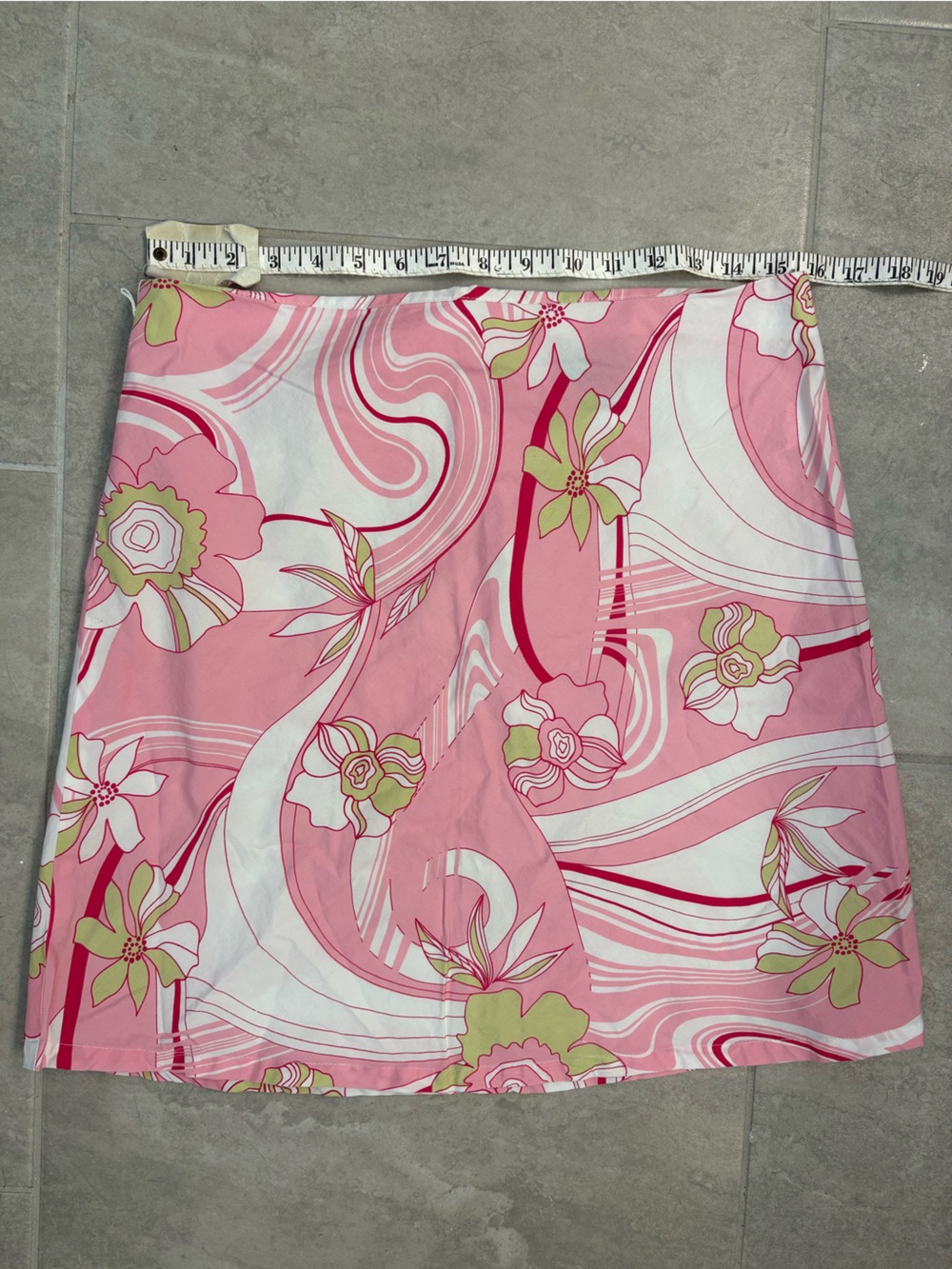 My Michelle y2k Pink Floral Mini Skirt